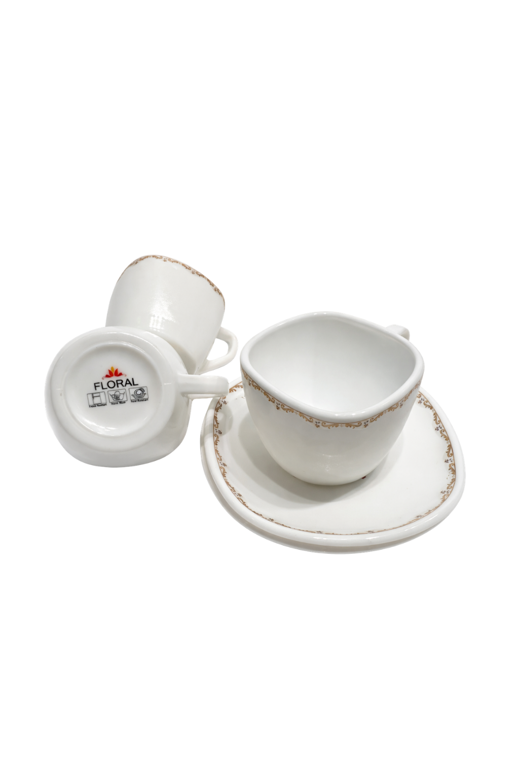 Tassen-Set „Floral Elegance“ – 12-teilig